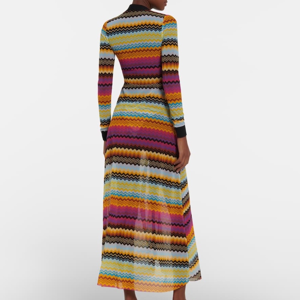 Missoni zigzag cover up cardigan maxi dress NWT - Picture 13 of 13